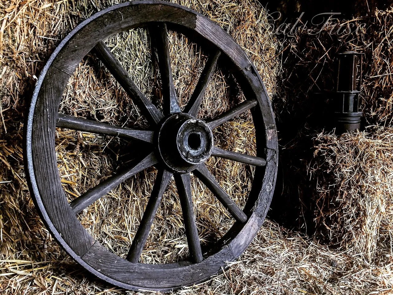who invented the first wheel